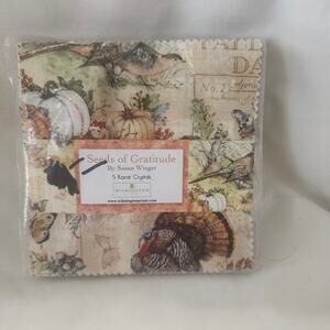 42 Piece Charm Pack Seeds of Gratitude Susan Winget 5 Karet Crystal 5in B10